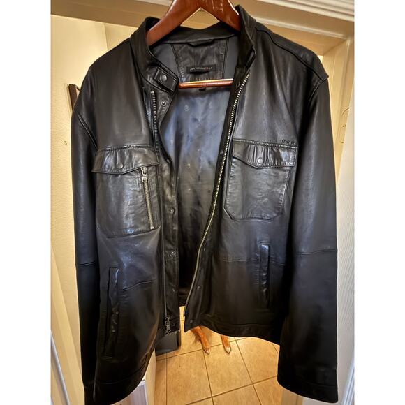 JOHN VARVATOS - Men\'s Leather Jacket  - XXL 2XL